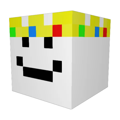 aPancakelord Minecraft avatar head, 3D render