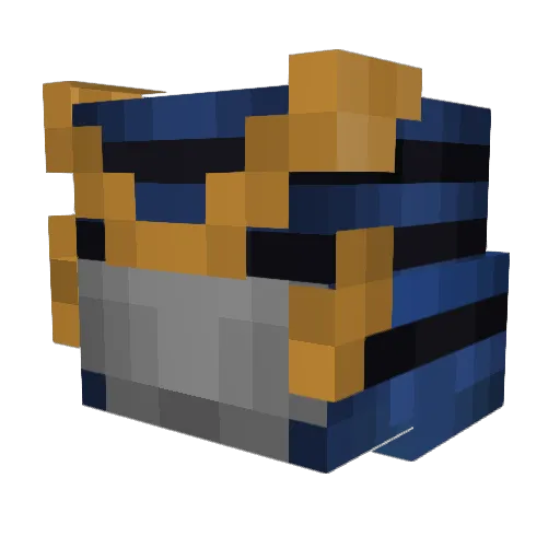 aPatheticAttempt Minecraft avatar head, 3D render