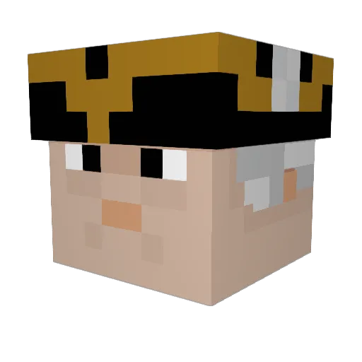 aPotatoe0427 Minecraft avatar head, 3D render