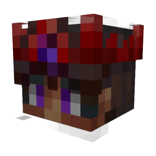 aRiqnatun Minecraft avatar head, 3D render