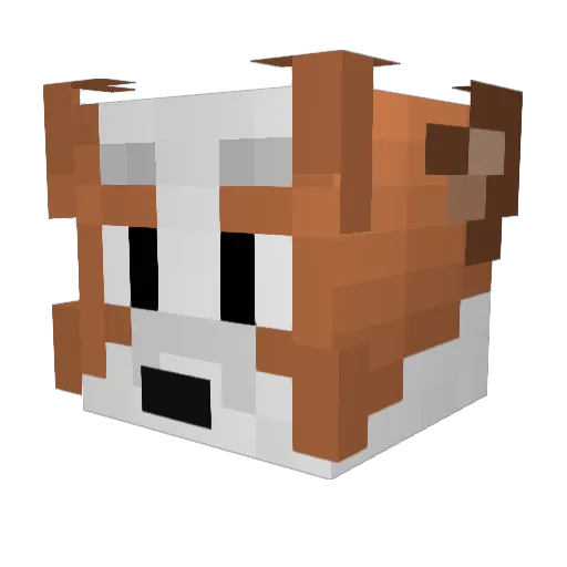 aRmie_N Minecraft avatar head, 3D render