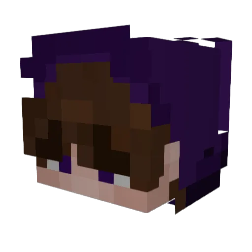 aSchoolBoy Minecraft avatar head, 3D render