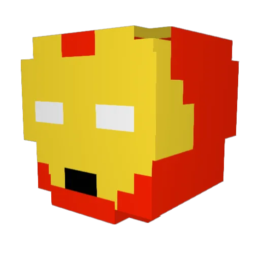 aSeXiiMaN11 Minecraft avatar head, 3D render