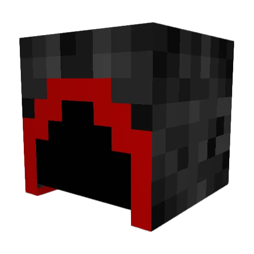 aSllly Minecraft avatar head, 3D render