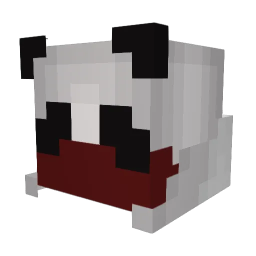 aT_Frost Minecraft avatar head, 3D render