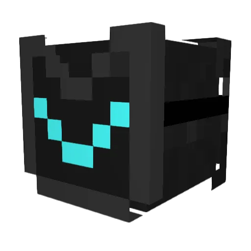 aTerroRRR Minecraft avatar head, 3D render