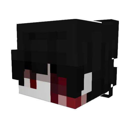 aTomicDuck__ Minecraft avatar head, 3D render