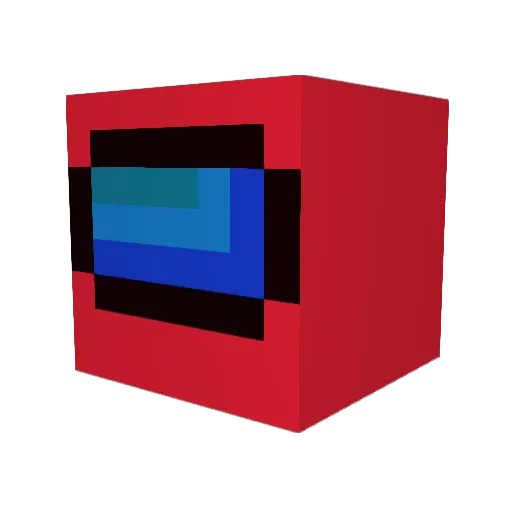 aToucano Minecraft avatar head, 3D render