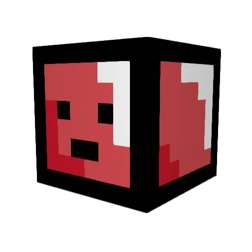 aUSeR111 Minecraft avatar head, 3D render