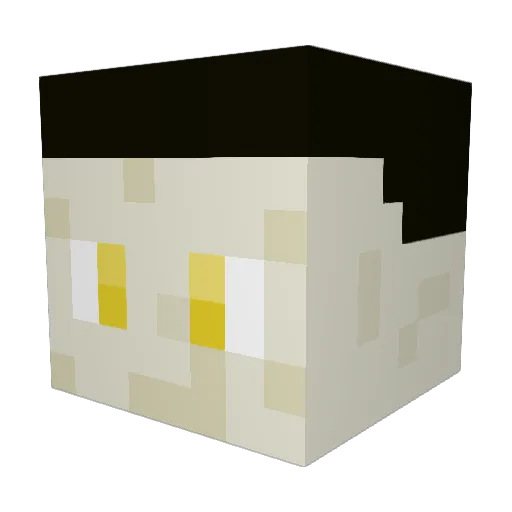 aWESome94 Minecraft avatar head, 3D render