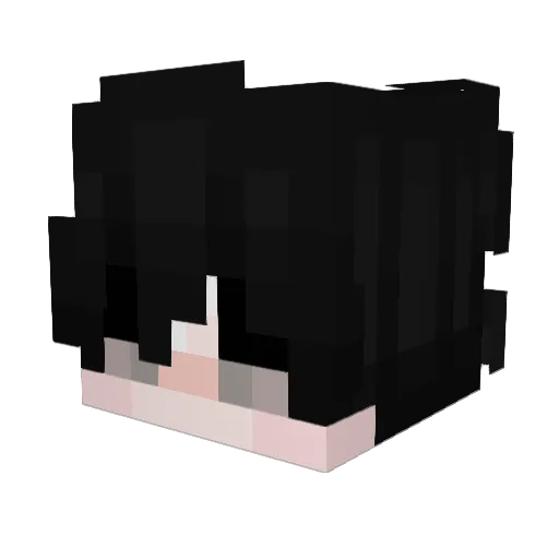 aYiqit Minecraft avatar head, 3D render