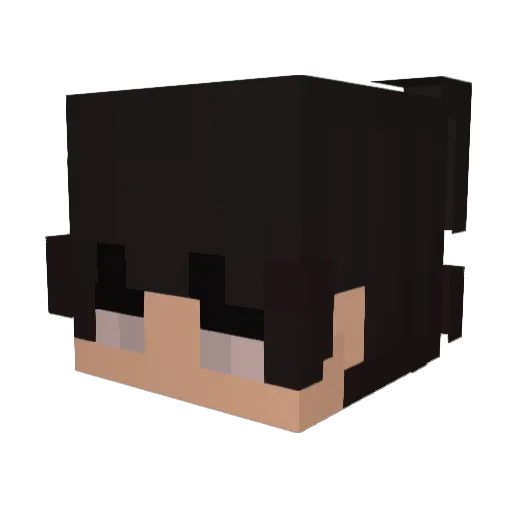 aYzHo Minecraft avatar head, 3D render