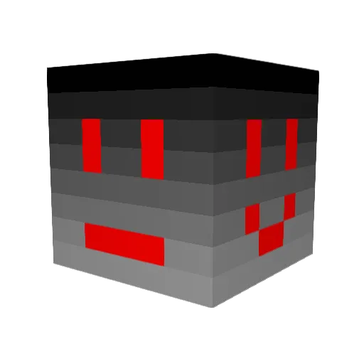 a_____aL Minecraft avatar head, 3D render