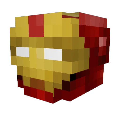 a_ann_f Minecraft avatar head, 3D render