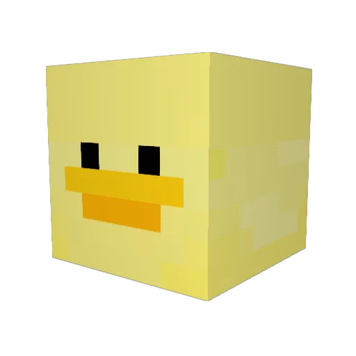 a_arb Minecraft avatar head, 3D render