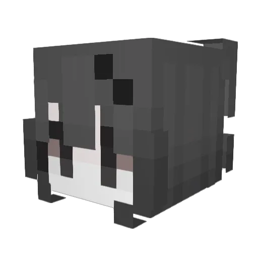 a_axori Minecraft avatar head, 3D render