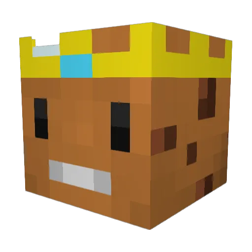 a_cookie5531 Minecraft avatar head, 3D render