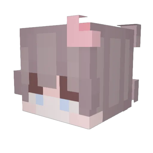 a_crb18 Minecraft avatar head, 3D render