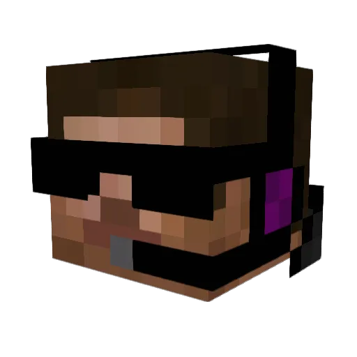 a_dawg2000 Minecraft avatar head, 3D render