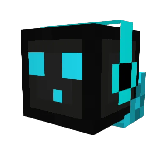 a_floppy_sausage Minecraft avatar head, 3D render
