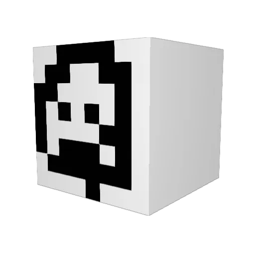 a_gaemrtag Minecraft avatar head, 3D render