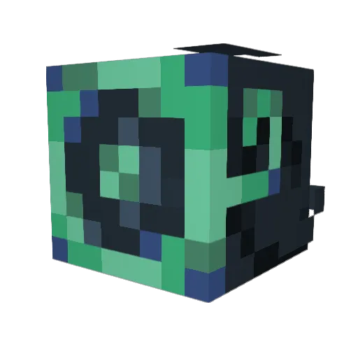 a_mad_lad_ Minecraft avatar head, 3D render