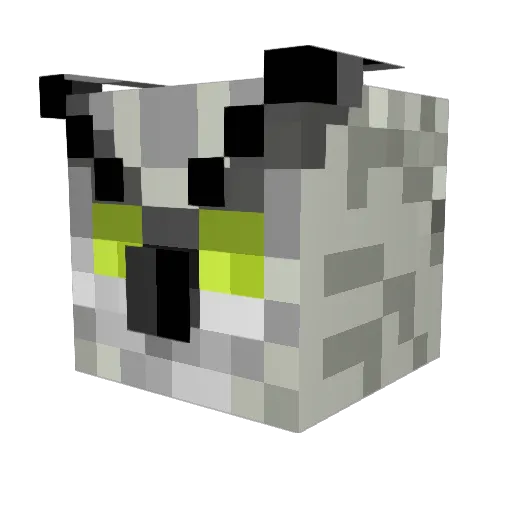 a_pencil_b Minecraft avatar head, 3D render