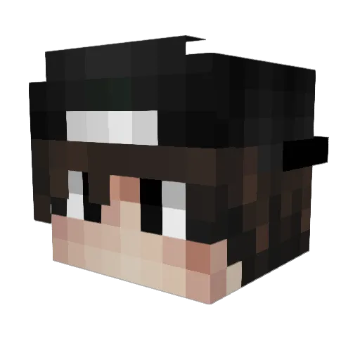 a_shoe18 Minecraft avatar head, 3D render