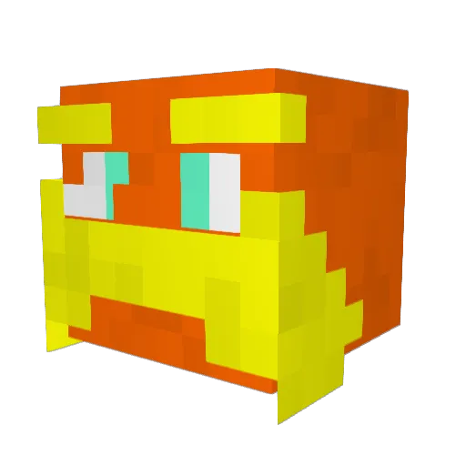 a_wjcurtis Minecraft avatar head, 3D render