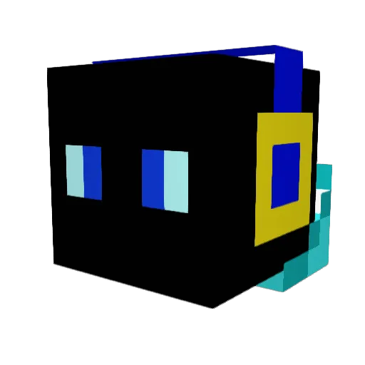 aa9453aa Minecraft avatar head, 3D render