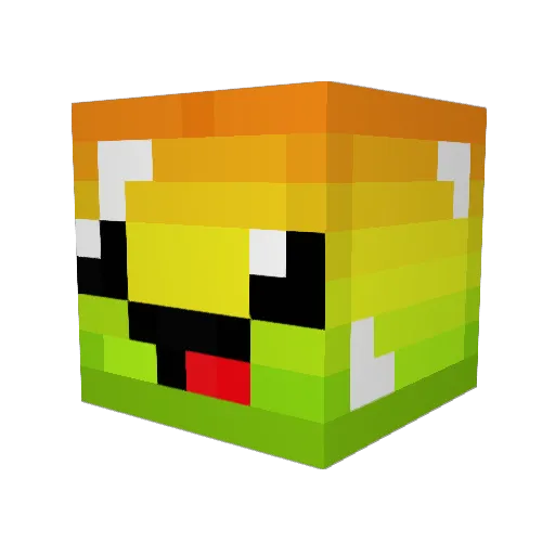 aaaOlzyAlt3 Minecraft avatar head, 3D render