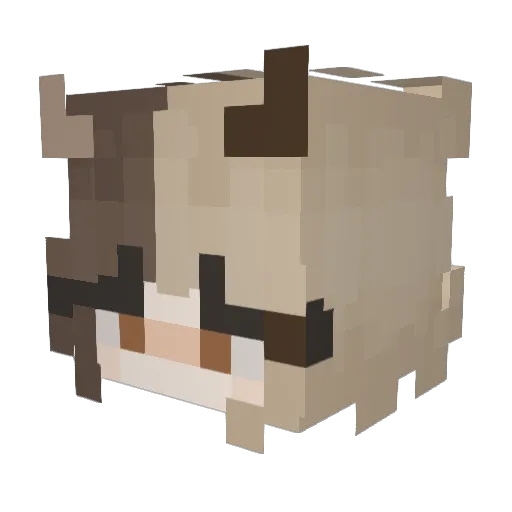 aaaaaaa4892 Minecraft avatar head, 3D render