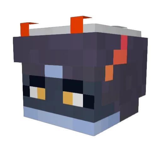 aaaaaaaao Minecraft avatar head, 3D render