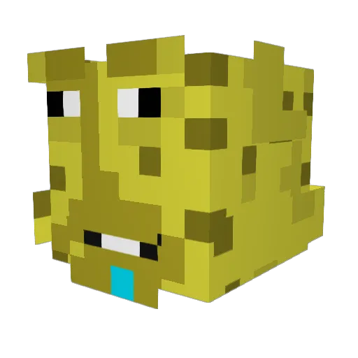 aaaaahkfg Minecraft avatar head, 3D render