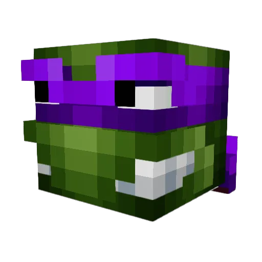 aaaalluc Minecraft avatar head, 3D render