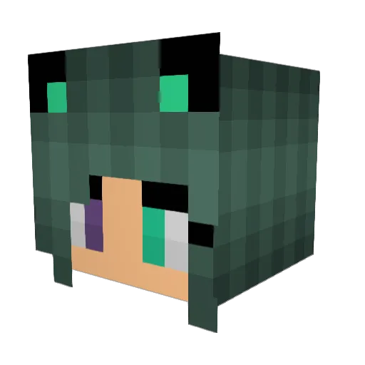 aaantoineee Minecraft avatar head, 3D render