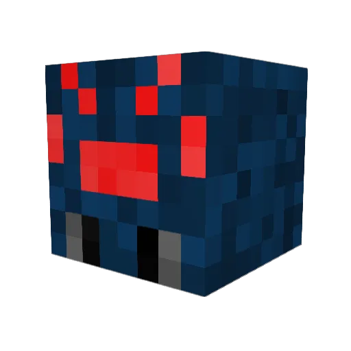 aaappl3 Minecraft avatar head, 3D render