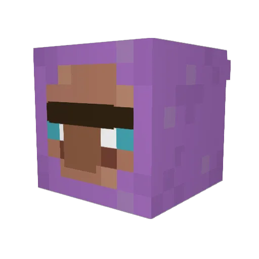 aaass12345 Minecraft avatar head, 3D render