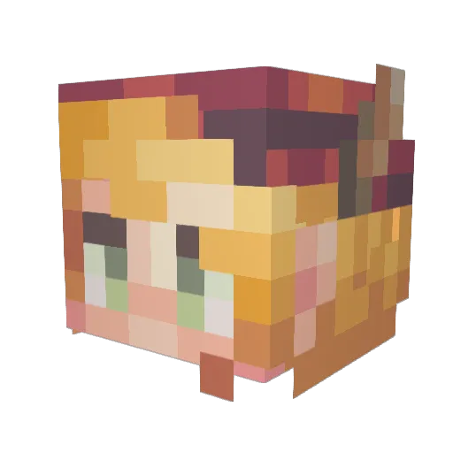 aablmd82 Minecraft avatar head, 3D render