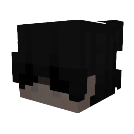 aadumm Minecraft avatar head, 3D render