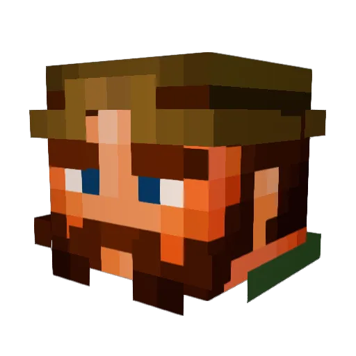 aafresh11 Minecraft avatar head, 3D render