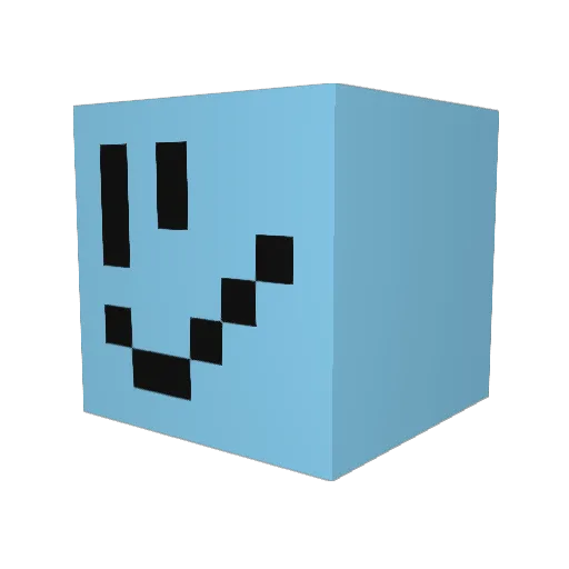 aahilpf Minecraft avatar head, 3D render