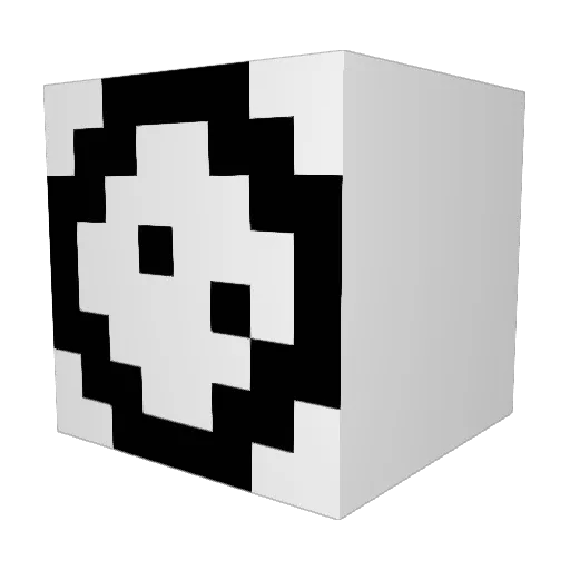 aailim3 Minecraft avatar head, 3D render