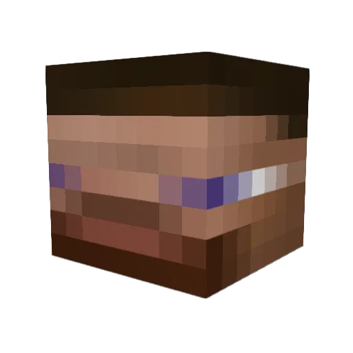 aaisha Minecraft avatar head, 3D render