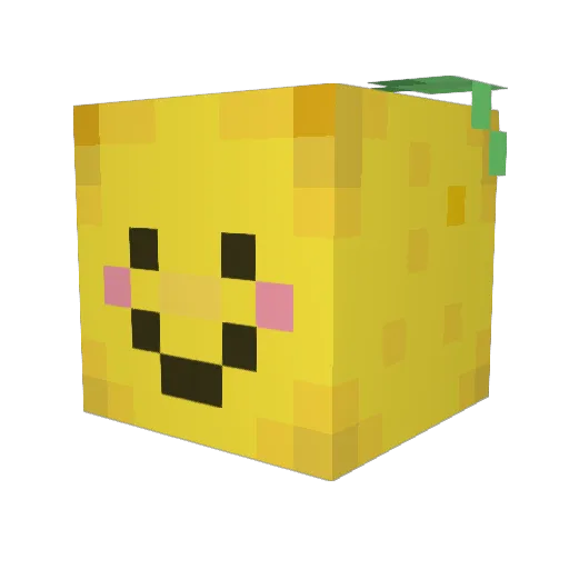aakiiii Minecraft avatar head, 3D render