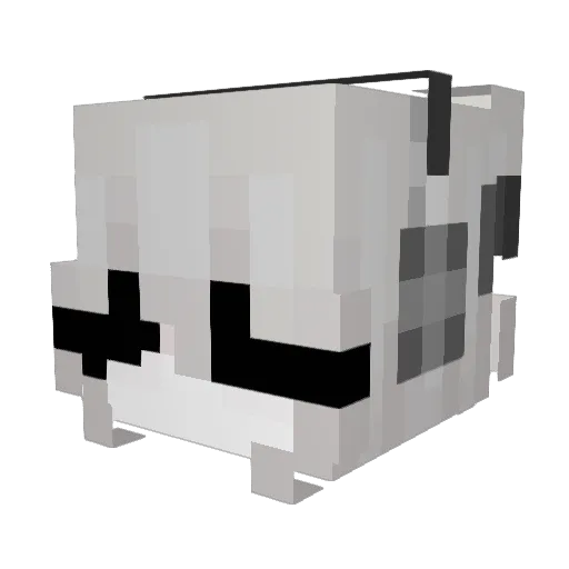 aakiiro Minecraft avatar head, 3D render