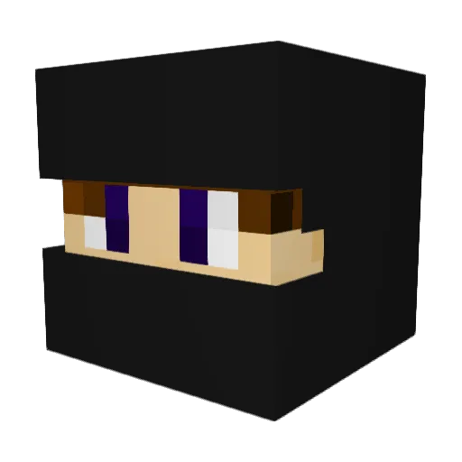 aaligaming21 Minecraft avatar head, 3D render