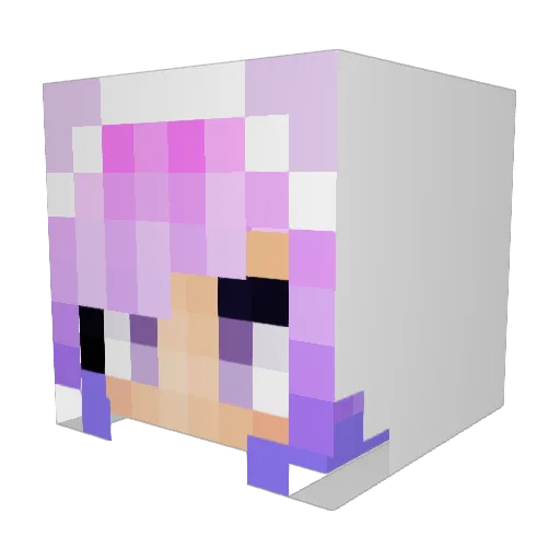 aameminecraft Minecraft avatar head, 3D render