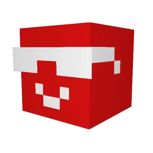 aamoxx Minecraft avatar head, 3D render