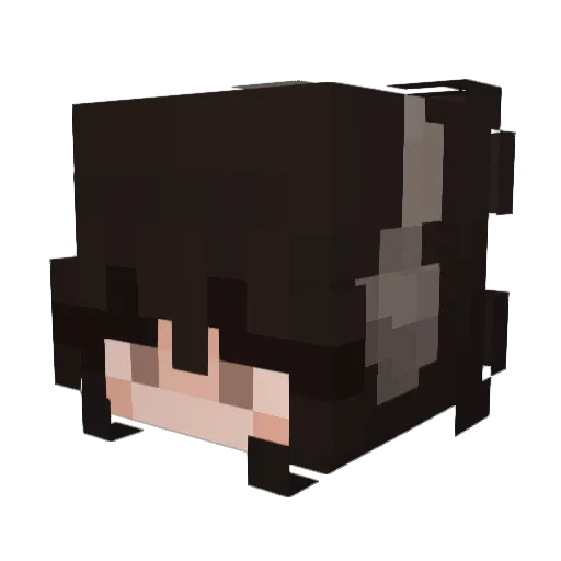 aanddiii Minecraft avatar head, 3D render